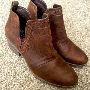 Brown rock and candy booties